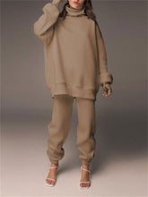 Load image into Gallery viewer, High Collar Solid Color Simple Women'S Casual Suit
