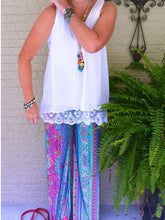 Load image into Gallery viewer, Two-Piece Fashion Female Holiday Style Printed Trousers
