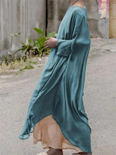 Load image into Gallery viewer, Vintage Pleated Irregular Hem Women'S Dress
