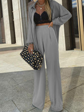 Load image into Gallery viewer, Fashion Silk Shirt Lace Vest Three-Piece Suit
