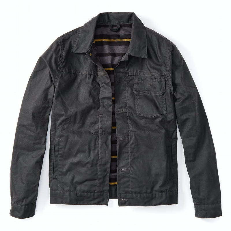 Casual Warm Jacket With Flannel Lining