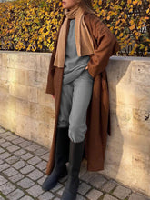 Load image into Gallery viewer, Pure Color Comfortable Women'S Knitted Suit
