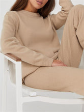 Load image into Gallery viewer, Pure Color Comfortable Women'S Knitted Suit
