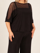Load image into Gallery viewer, Pure Color Holiday Wind Mesh Loose Two-Piece Suit
