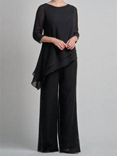 Load image into Gallery viewer, Comfortable Casual Solid Color Irregular Loose Two-Piece Suit
