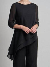 Load image into Gallery viewer, Comfortable Casual Solid Color Irregular Loose Two-Piece Suit
