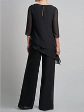 Load image into Gallery viewer, Comfortable Casual Solid Color Irregular Loose Two-Piece Suit
