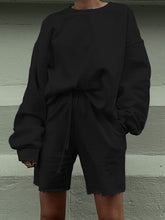 Load image into Gallery viewer, Pure Color Loose Long Sleeve Casual Two-Piece Suit
