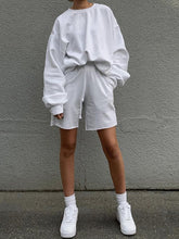 Load image into Gallery viewer, Pure Color Loose Long Sleeve Casual Two-Piece Suit
