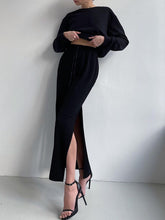 Load image into Gallery viewer, Casual Loose Knitted Split Two-Piece Fashion Suit
