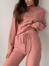 Load image into Gallery viewer, Cozy Shoulder Pads Long Sleeves Two-Piece Suit

