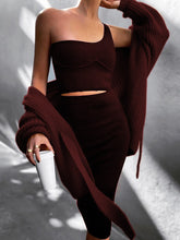 Load image into Gallery viewer, Fashion Strapless Vest Skirt Two-Piece Suit
