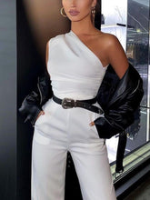 Load image into Gallery viewer, Fashion Off-Shoulder High-Waisted Wide-Leg Jumpsuit
