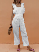 Load image into Gallery viewer, Casual Sleeveless Solid Color Loose Jumpsuit
