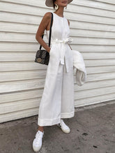Load image into Gallery viewer, Fashion Casual Lace-up Loose Jumpsuit

