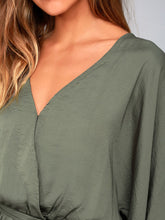 Load image into Gallery viewer, Fashion Loose V-Neck Elastic Waist Casual Jumpsuit
