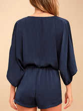 Load image into Gallery viewer, Fashion Loose V-Neck Elastic Waist Casual Jumpsuit
