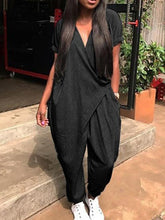 Load image into Gallery viewer, Women Casual Loose Rompers Long Jumpsuit with Pocket

