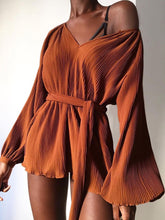 Load image into Gallery viewer, Fashion Casual Long-Sleeved V-Neck Jumpsuit
