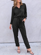 Load image into Gallery viewer, Women's Fashion Solid Color High Waist Casual Jumpsuit
