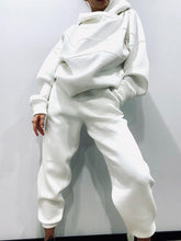 Load image into Gallery viewer, Women Solid Color Hoodie Loose Pant Two Piece Set
