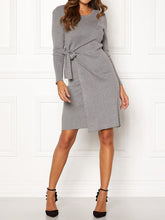 Load image into Gallery viewer, Fashion Cross-Belt Knitted Dress
