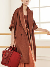 Load image into Gallery viewer, Fashion Casual Warm Double-Breasted Long Coat
