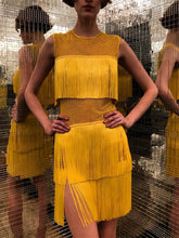 Load image into Gallery viewer, Fashion Round Neck Sleeveless Tassel Party Dress

