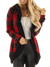 Load image into Gallery viewer, Checkered Fashion Long Sleeve Casual Simple Top
