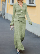 Load image into Gallery viewer, Fashion Lapel Casual Long Sleeve Two-piece Suit
