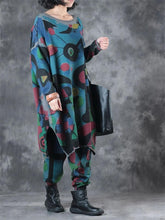 Load image into Gallery viewer, Casual Women&#39;S Retro Printed Sweater Dress
