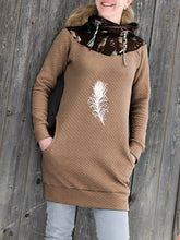 Load image into Gallery viewer, Casual Printed Mid-length Hoodie
