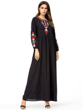Load image into Gallery viewer, Retro Printed Totem Women&#39;S Muslim Dress

