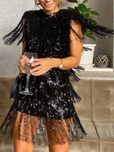 Load image into Gallery viewer, Fashion Casual Tassel Mini Elegant Dress

