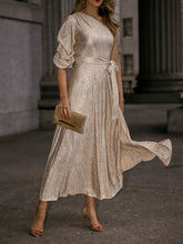 Load image into Gallery viewer, One-shoulder Elegant Party Evening Dress
