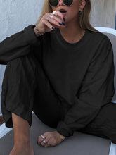 Load image into Gallery viewer, Solid Color Comfortable Long Sleeve Suit
