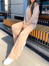Load image into Gallery viewer, Women&#39;s Long Sleeve Top High Waist Casual Two Piece Suits
