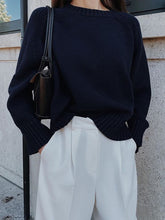 Load image into Gallery viewer, Fashion Long Sleeve Sweater Casual Two-piece Suit
