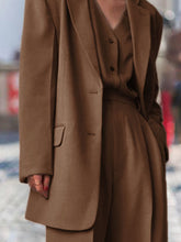 Load image into Gallery viewer, Fashion Casual Solid Color Loose Ladies Two-piece Suit
