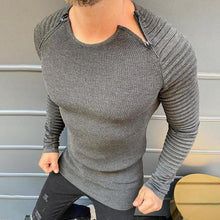 Load image into Gallery viewer, Men&#39;S Fashion Zipper Knitted Sweater
