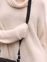 Load image into Gallery viewer, Fashion Casual Solid Color High Neck Knitted Dress
