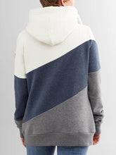 Load image into Gallery viewer, Fashion Casual Hooded Color Block Sweatshirt
