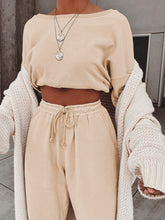Load image into Gallery viewer, Women&#39;S Solid Color Casual Sports Loose Two-Piece Suit

