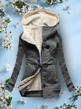 Load image into Gallery viewer, Contrasting Double-row Buckle Solid Color Cotton Jacket
