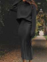Load image into Gallery viewer, Fashion Casual Solid Color Loose High Neck Two-piece Suit
