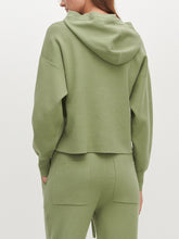 Load image into Gallery viewer, Casual Simple Loose V Neck Long Sleeve Hooded Top Pants Knitted Suit
