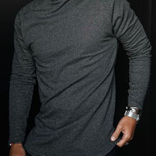 Load image into Gallery viewer, Fashion high collar casual cotton long sleeve T-shirt
