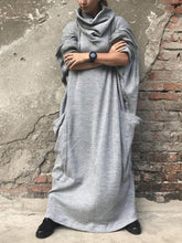 Load image into Gallery viewer, Retro Loose High Neck Pocket Women&#39;S Knitted Long Skirt
