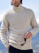 Load image into Gallery viewer, Men&#39;S Casual Solid Color High Neck Long Sleeve Sweater
