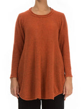 Load image into Gallery viewer, Casual Loose Solid Color Long-sleeved Round Neck Top
